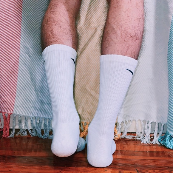 6 PACK White Nike Plus Cushion Crew Training Socks - Picture 5 of 5